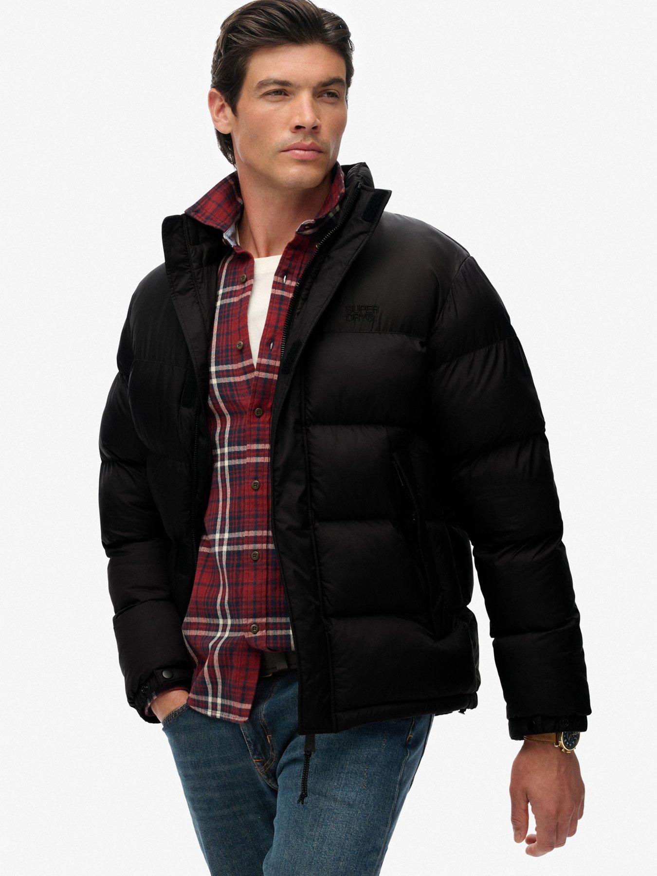 Image 2 of 6 of Superdry Non Hooded Tech Padded Jacket - Black