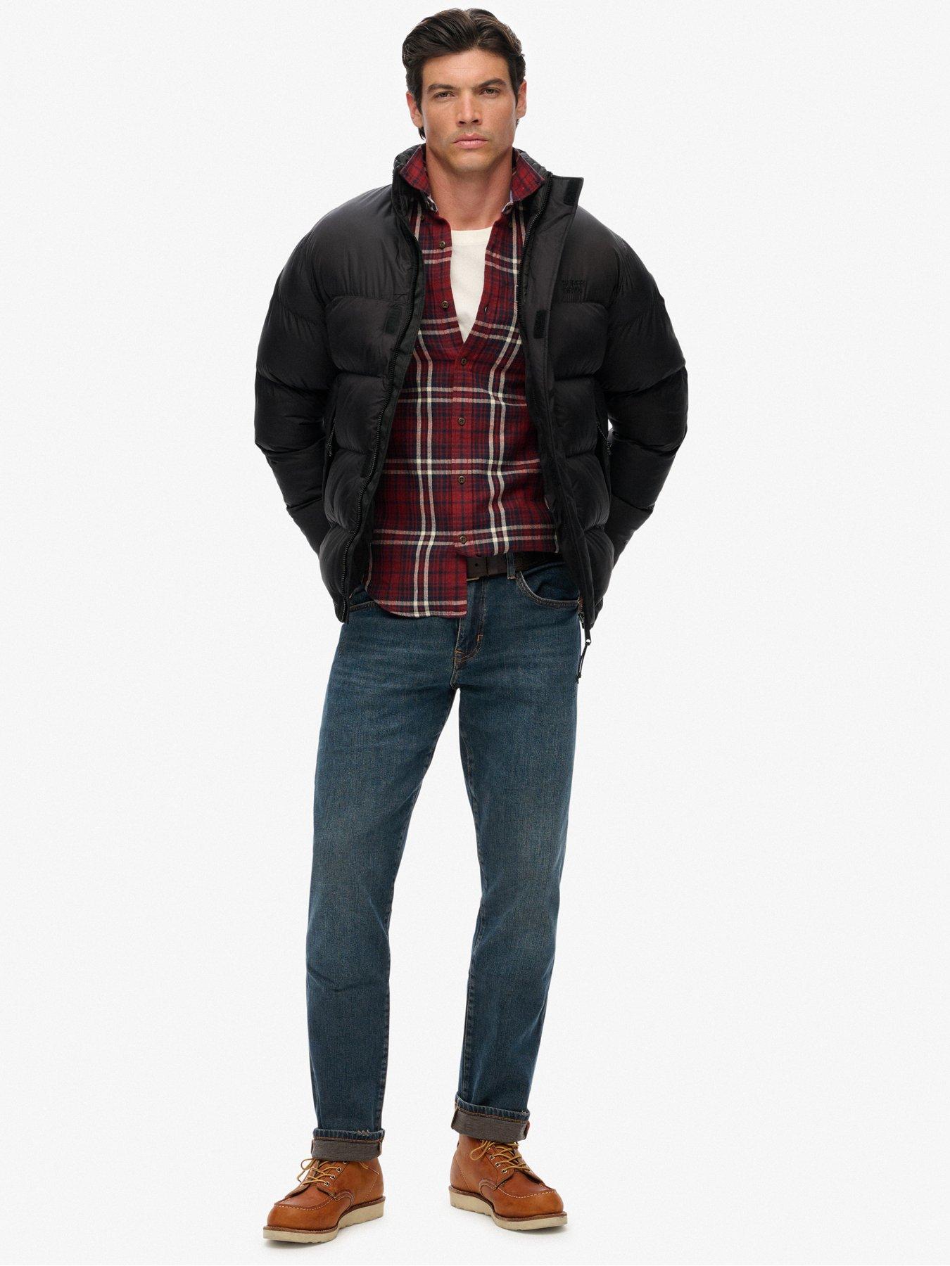 Image 3 of 6 of Superdry Non Hooded Tech Padded Jacket - Black