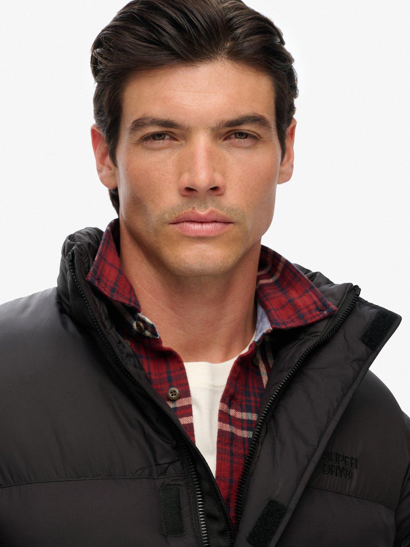 Image 4 of 6 of Superdry Non Hooded Tech Padded Jacket - Black