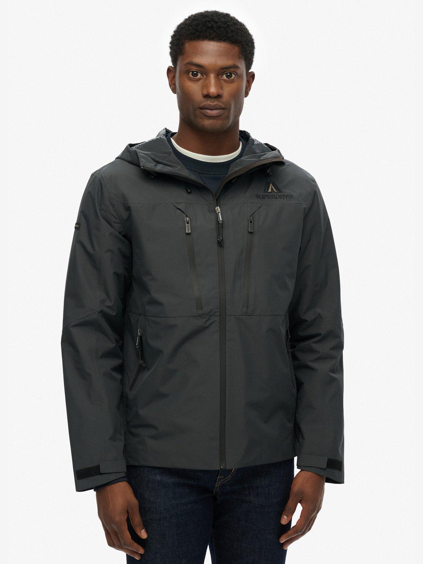 Superdry Waterproof Jacket - Grey
