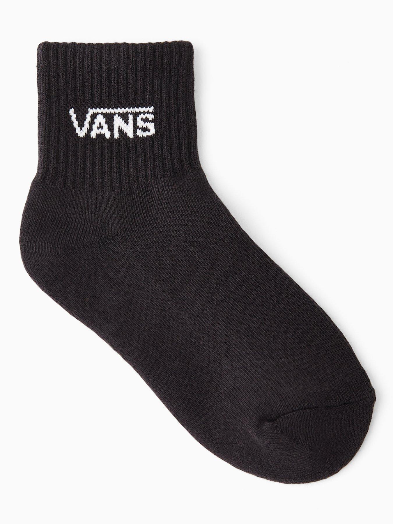 Image 2 of 4 of Vans Junior Classic Half Crew - Black
