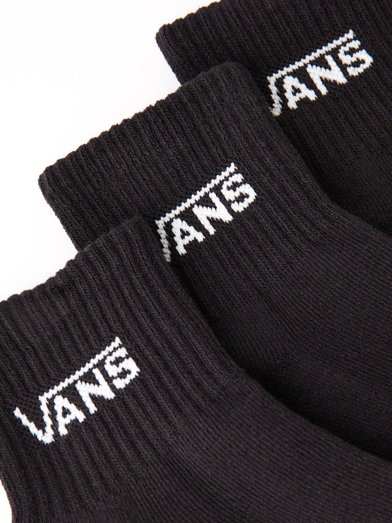 Image 3 of 4 of Vans Junior Classic Half Crew - Black