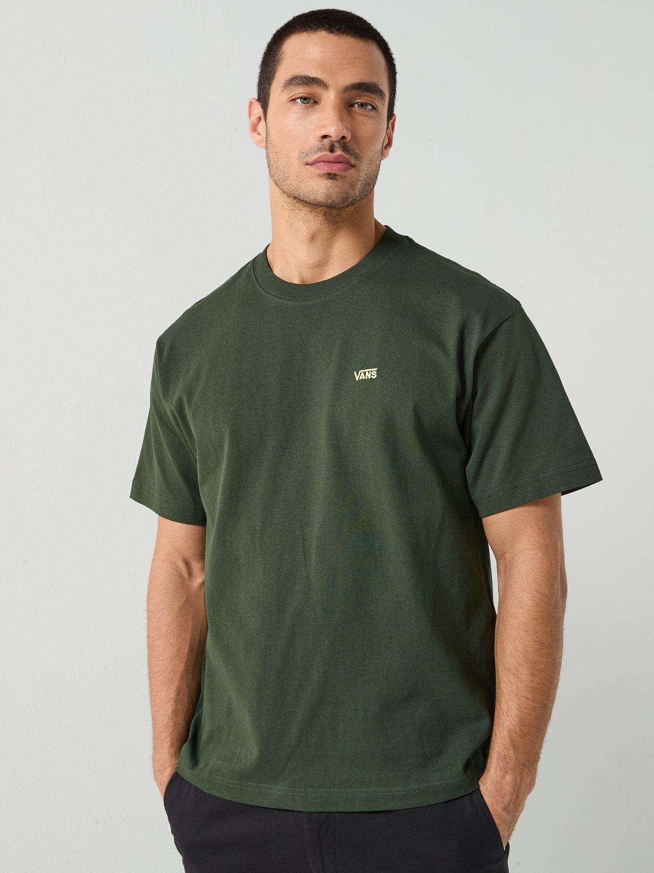 Image 1 of 5 of Vans Mens Oversized Short Sleeve T-Shirt - Khaki Green