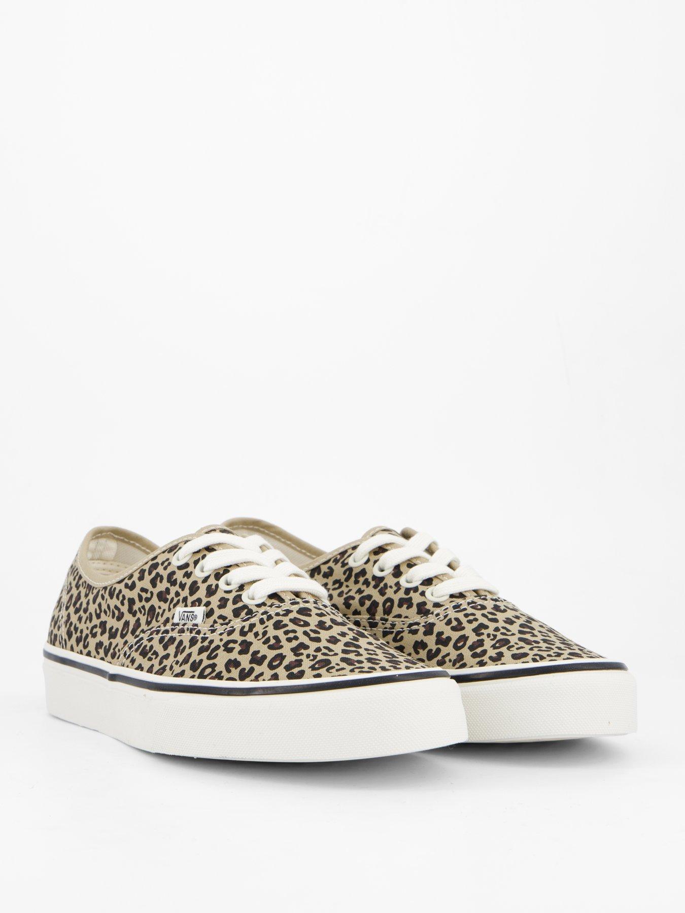Image 6 of 7 of Vans Womens Authentic Canvas Shoes&nbsp;- Leopard Print