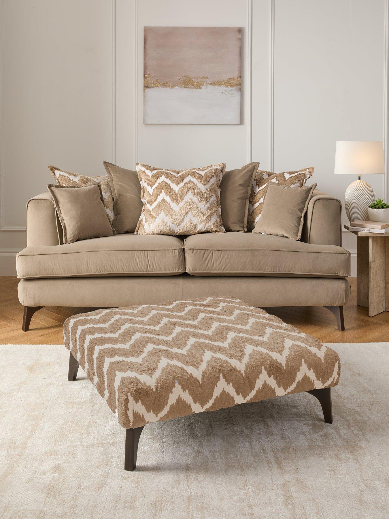 the-very-collection-mayfair-3-seater-fabric-sofa-with-patterned-footstoolnbsp--made-to-order-in-the-uk