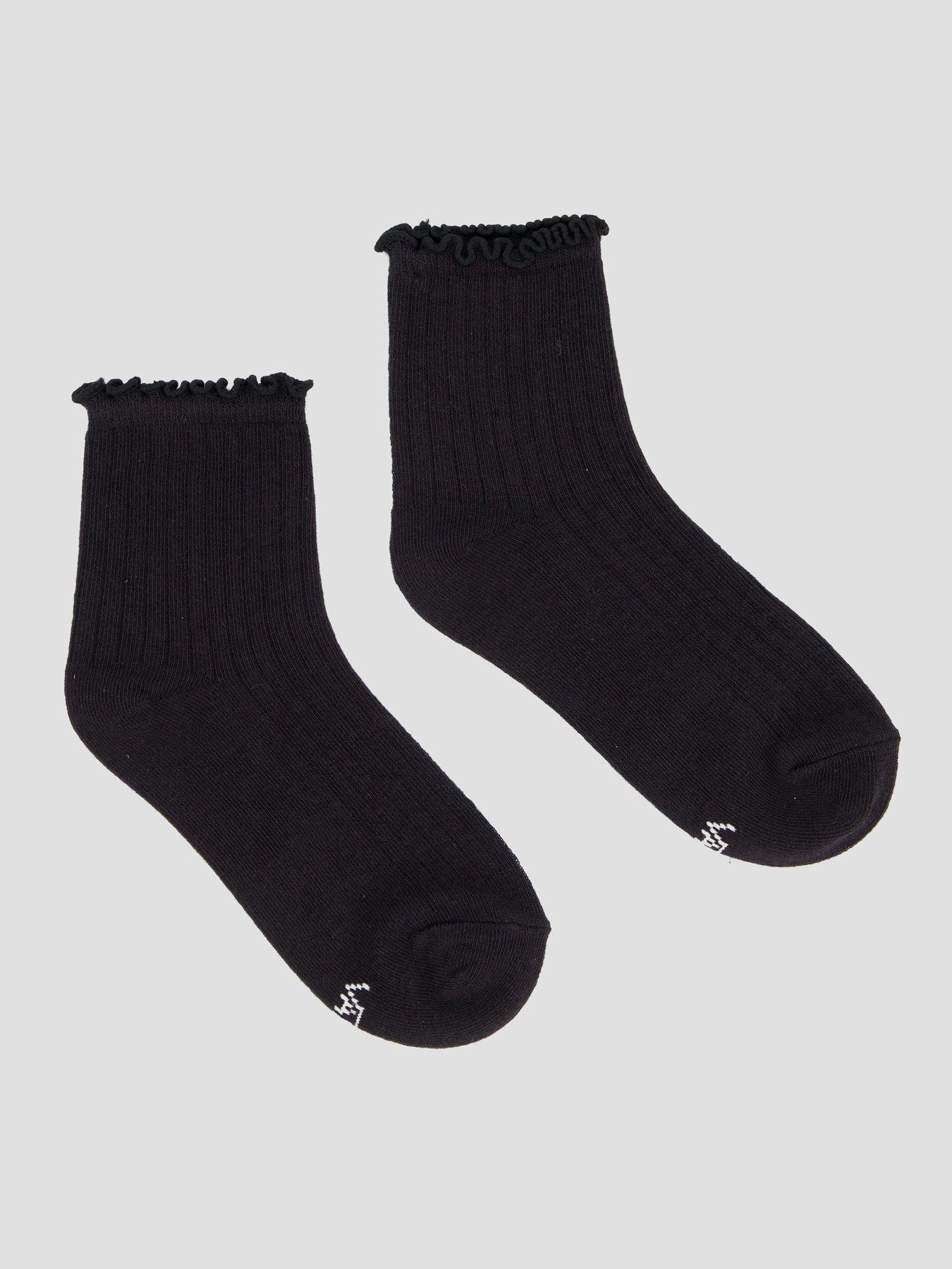 Image 2 of 4 of Vans Womens Lettuce Have It Half Crew Socks - Black