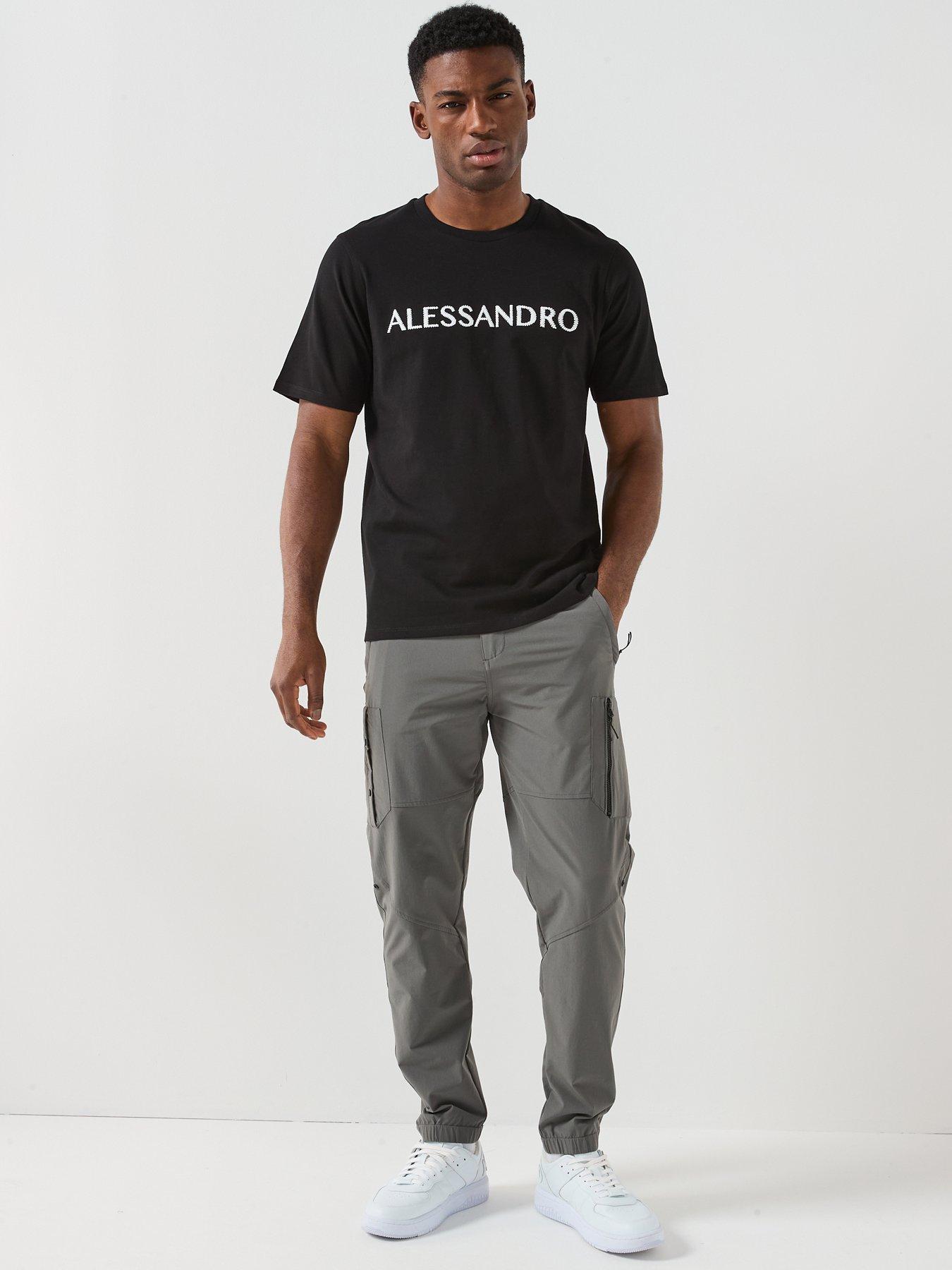 Image 3 of 6 of Alessandro Zavetti Calcio Graphic T-Shirt - Black