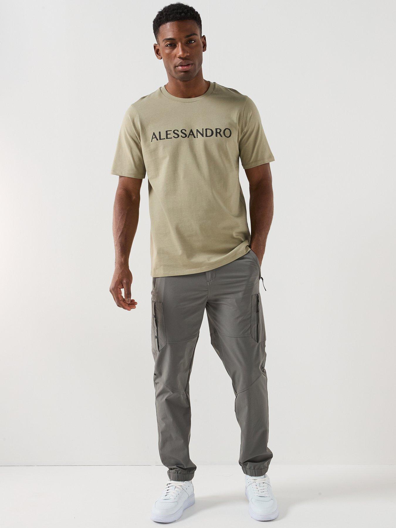 Image 3 of 6 of Alessandro Zavetti Calcio Graphic T-Shirt - Grey