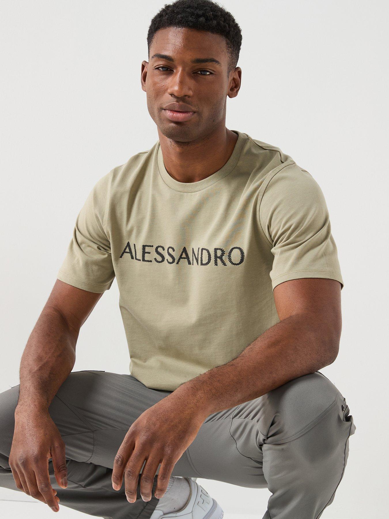 Image 5 of 6 of Alessandro Zavetti Calcio Graphic T-Shirt - Grey