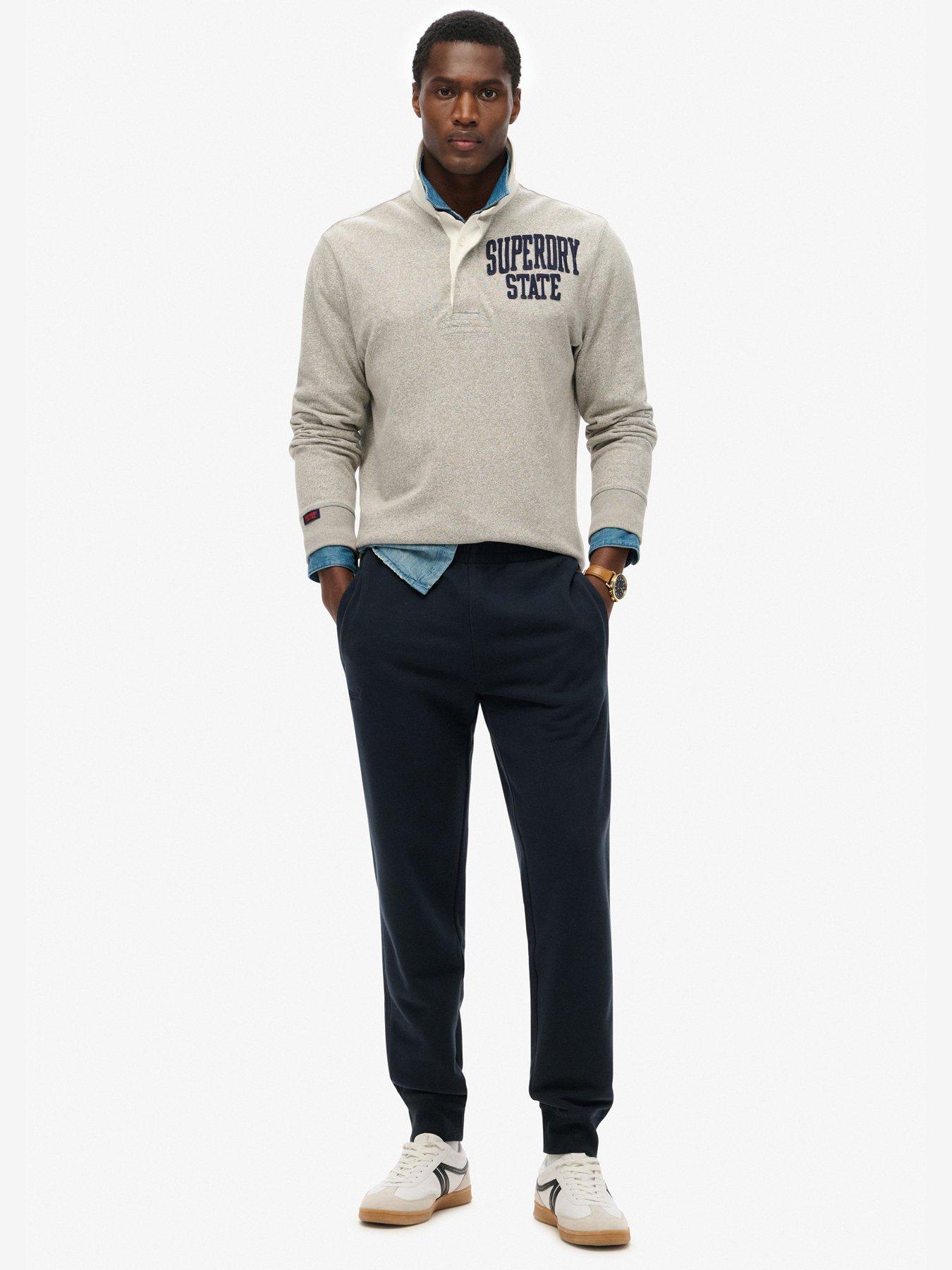 Superdry Essential Logo Joggers - Navy