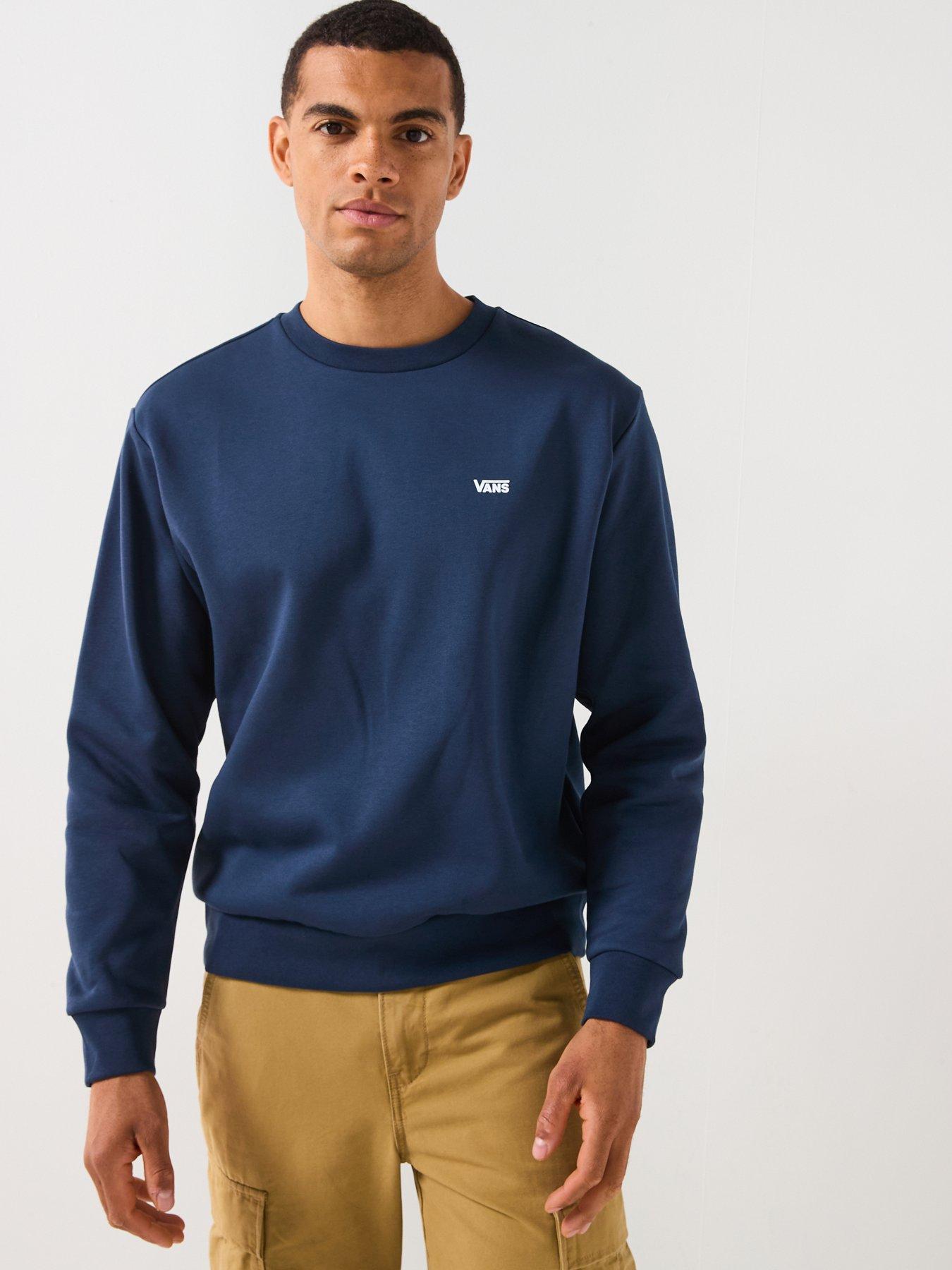 Vans Mens Left Chest Crew - Navy