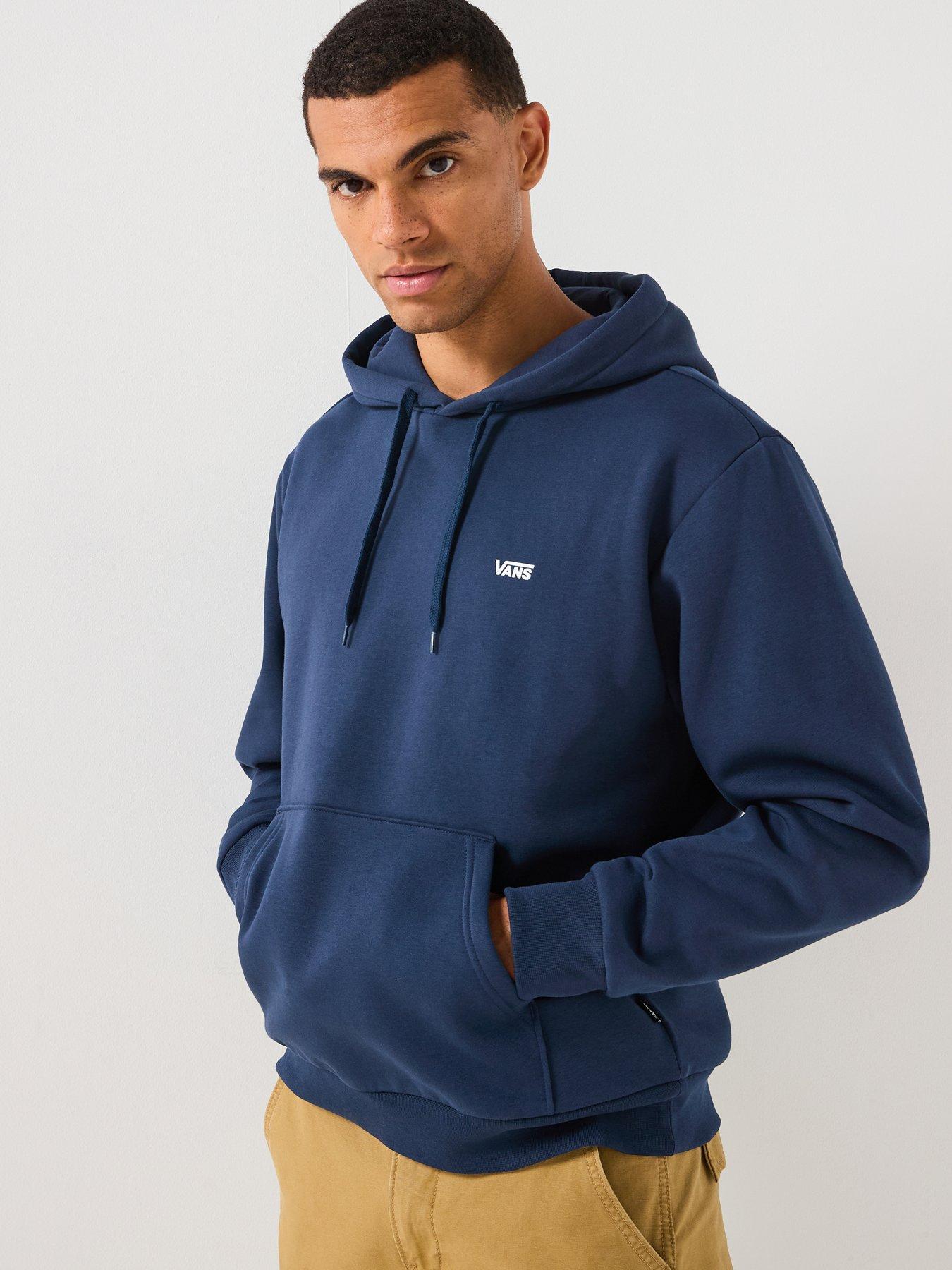 Vans Mens Left Chest Pullover Hoodie - Navy