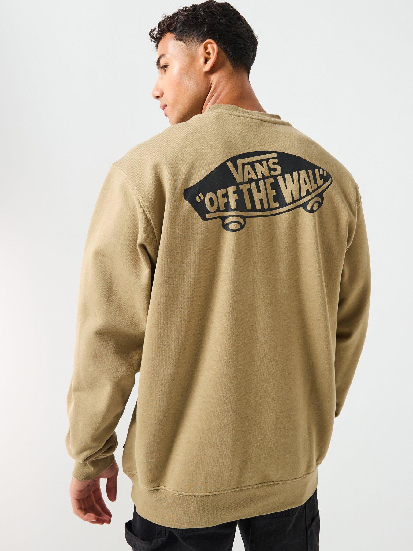 vans-mens-style-76-oversized-french-terry-crew-greenfront