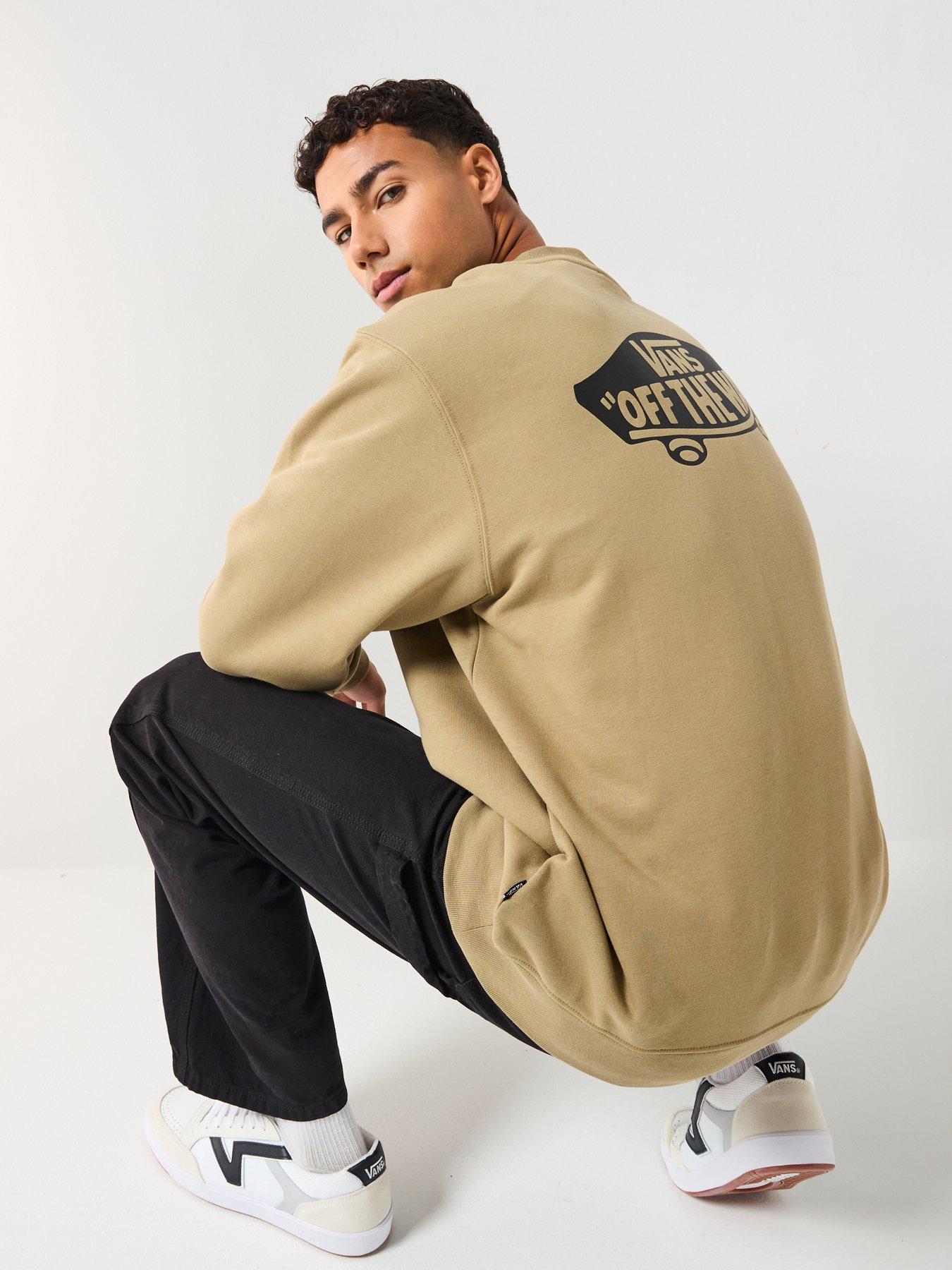 vans-mens-style-76-oversized-french-terry-crew-greenstillFront