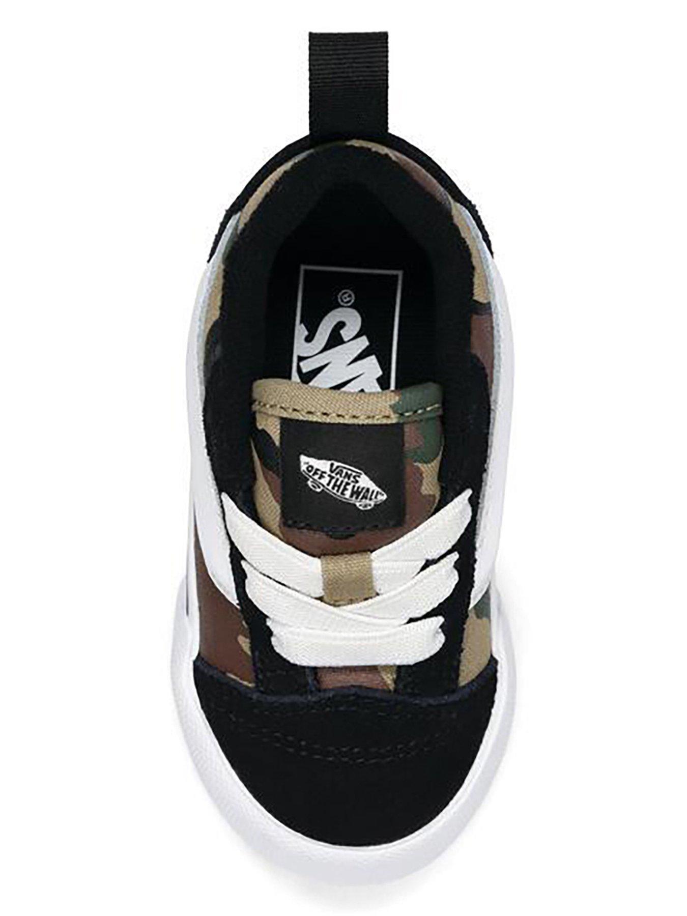 Image 2 of 2 of Vans Toddler Knu Skool Elastic Lace Trainers - Green