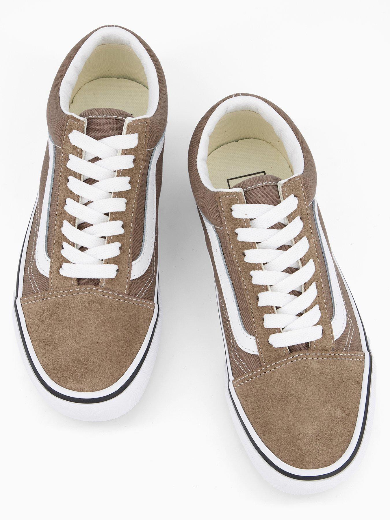 Image 3 of 7 of Vans Junior Old Skool Trainers - Brown