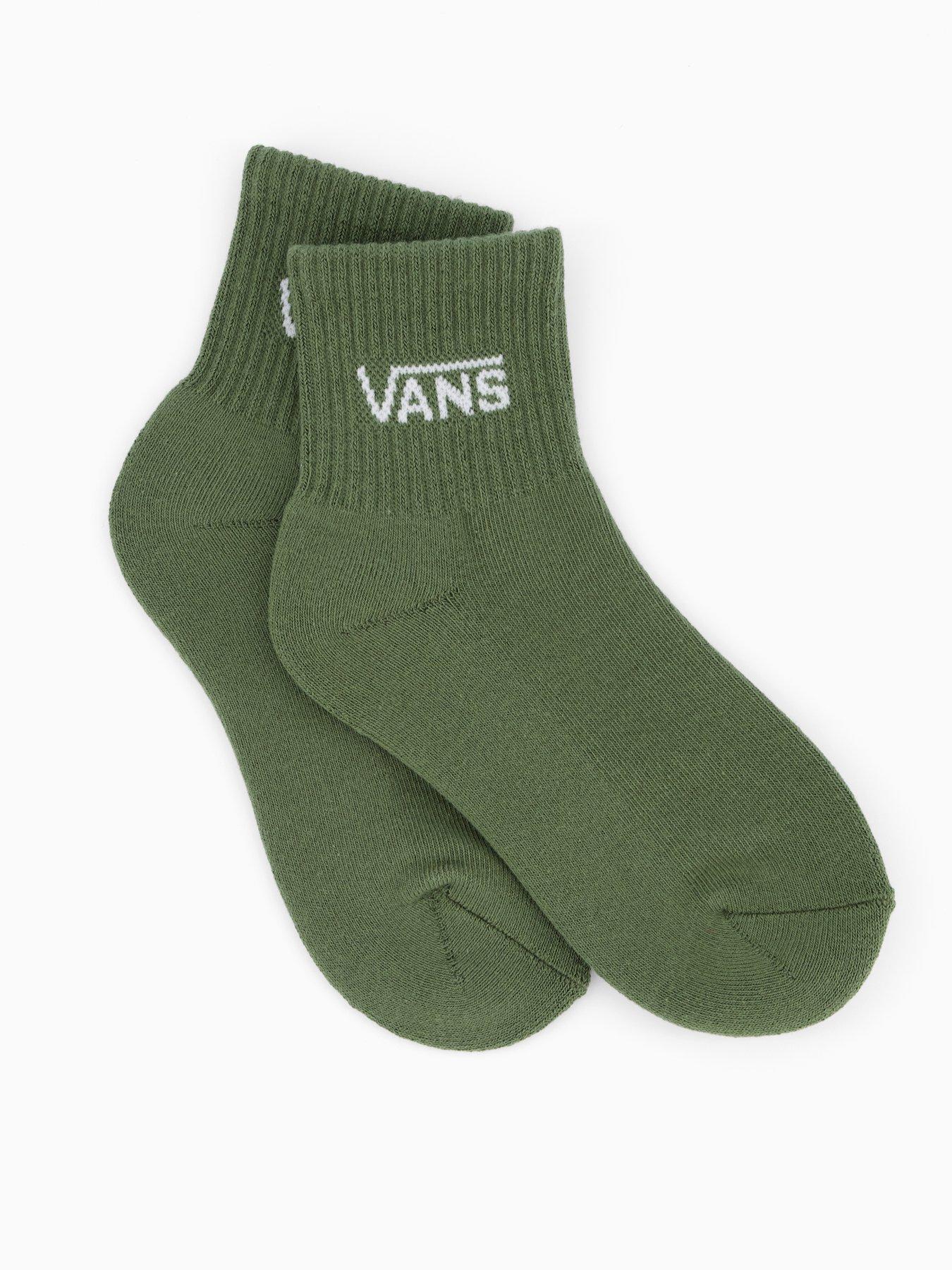 Image 2 of 4 of Vans Junior Classic Half Crew Socks - Grey/Green