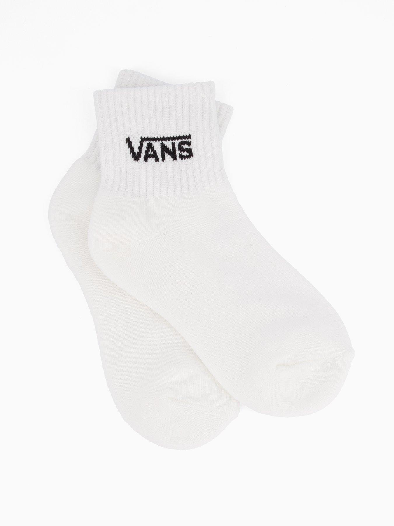 Image 2 of 3 of Vans Junior Classic Half Crew Socks - White