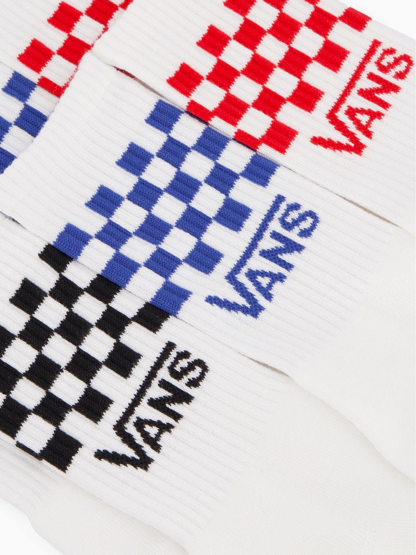vans-junior-classic-check-crew-socks-whiteoutfit