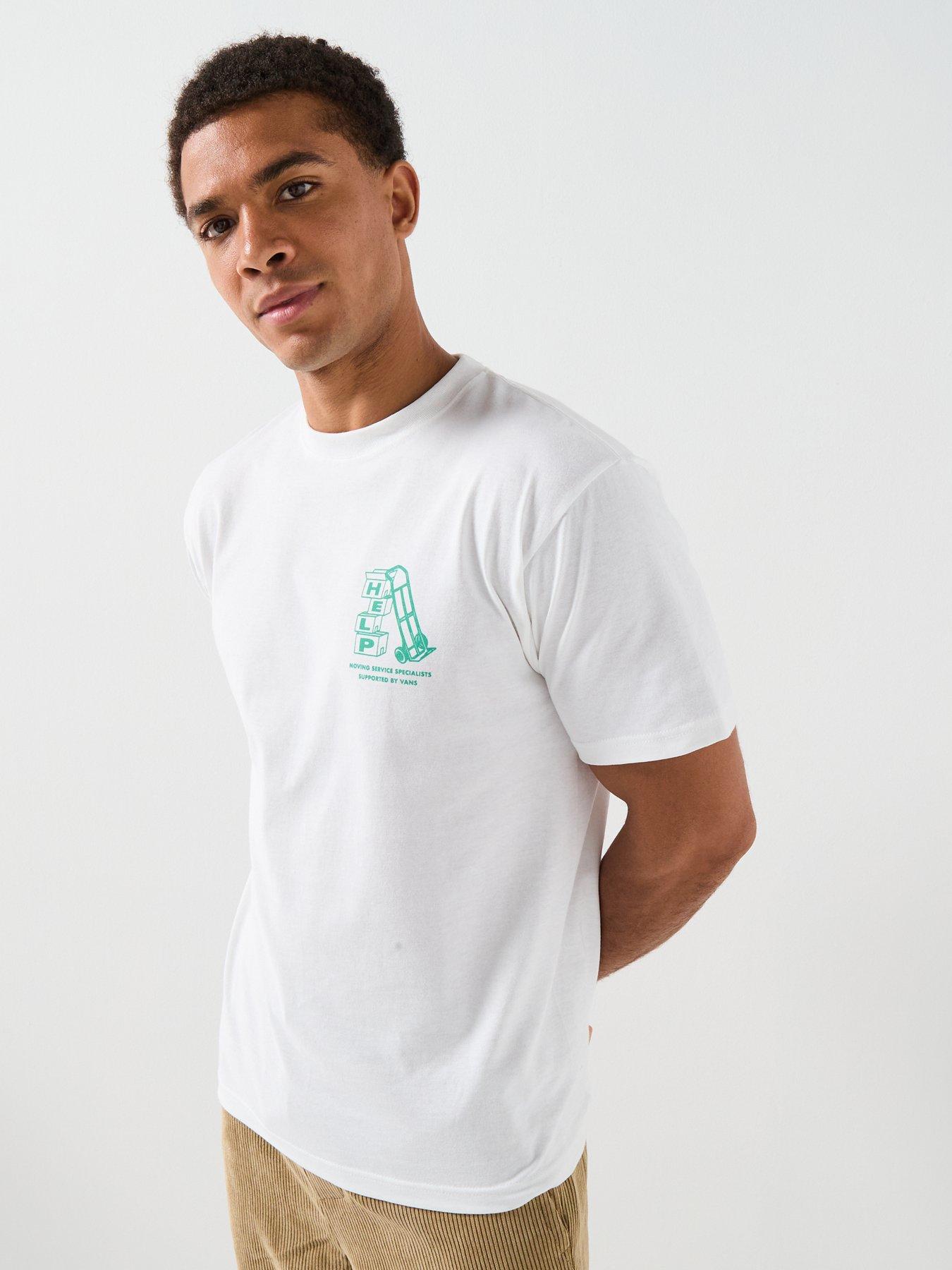 Image 4 of 6 of Vans Mens Moving Co Short Sleeve T-Shirt - White