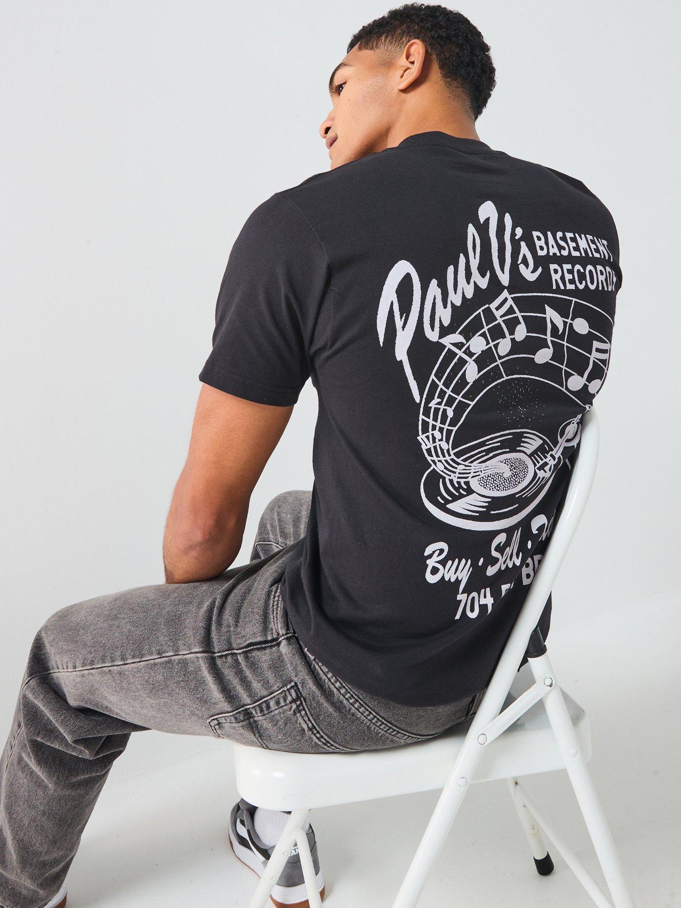 Vans Mens Paul Vs Short Sleeve T-Shirt - Black