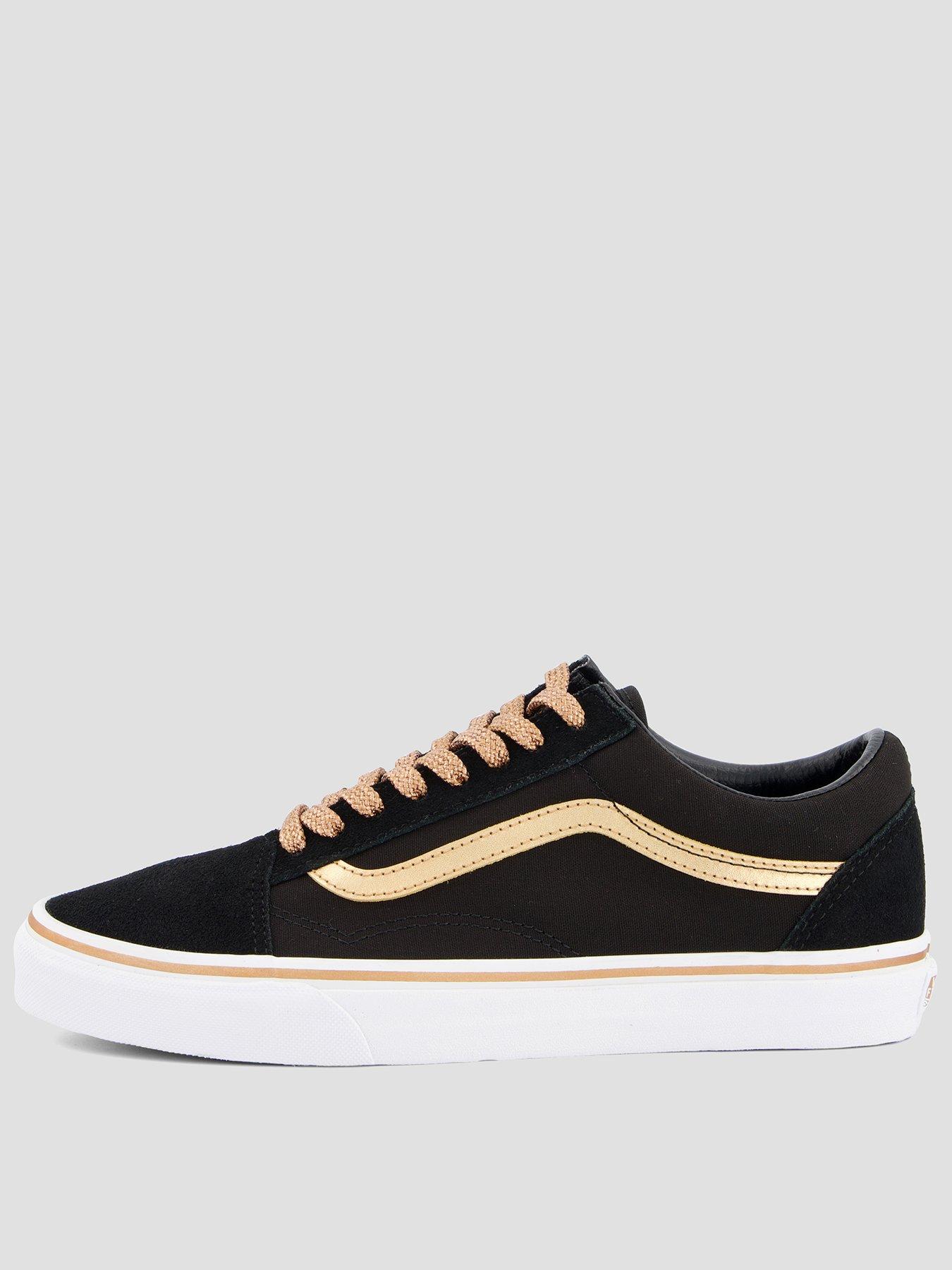 Image 1 of 7 of Vans Unisex Old Skool Trainers - Metallic Pop Black