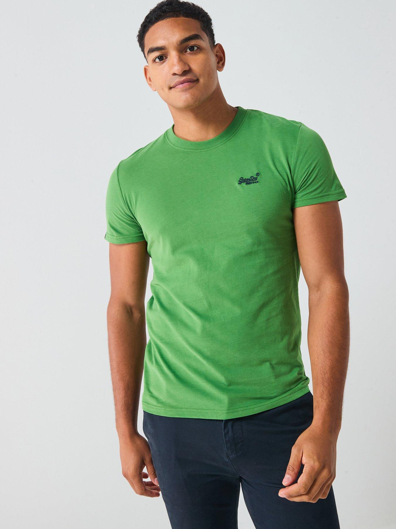 Superdry Essential Logo Embroidered T-Shirt - Green