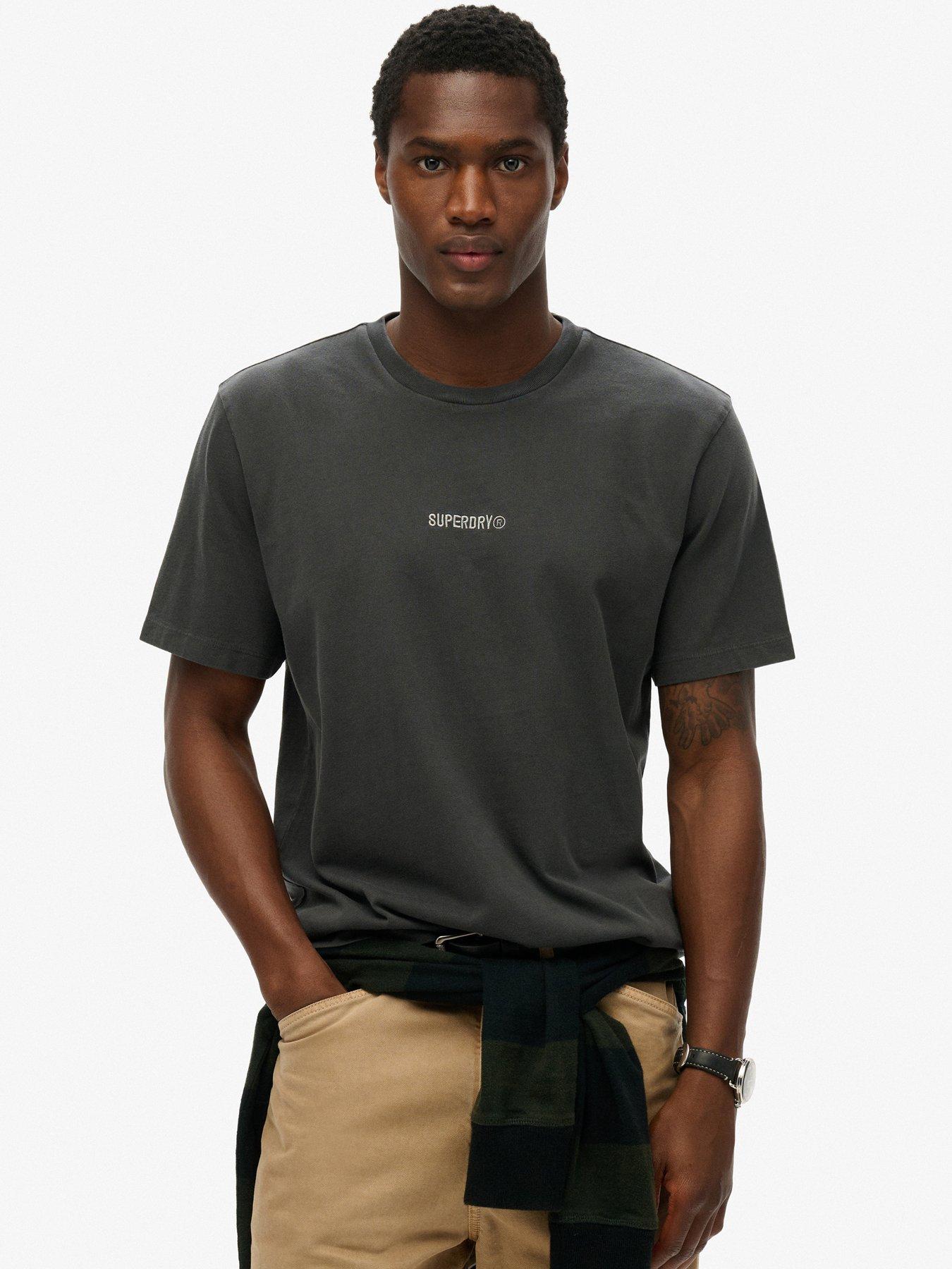 Superdry Micro Logo T Shirt - Black