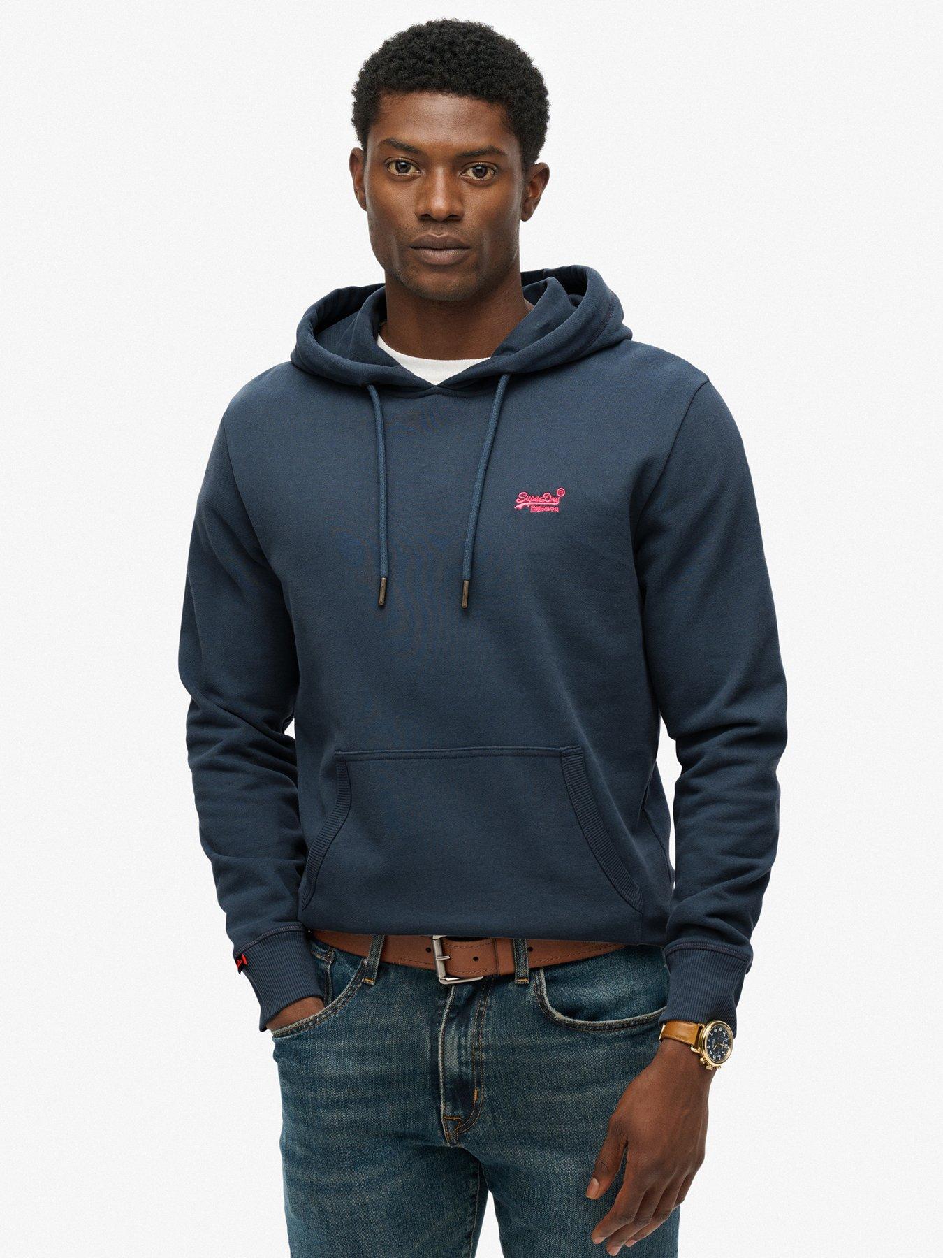 superdry-essential-logo-hoodie-bluefront