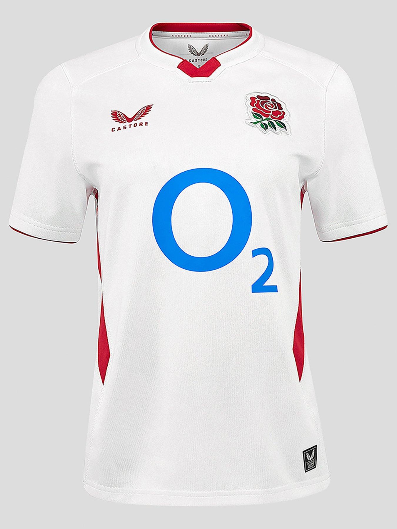 Castore Womens England Rugby Home Shirt - White