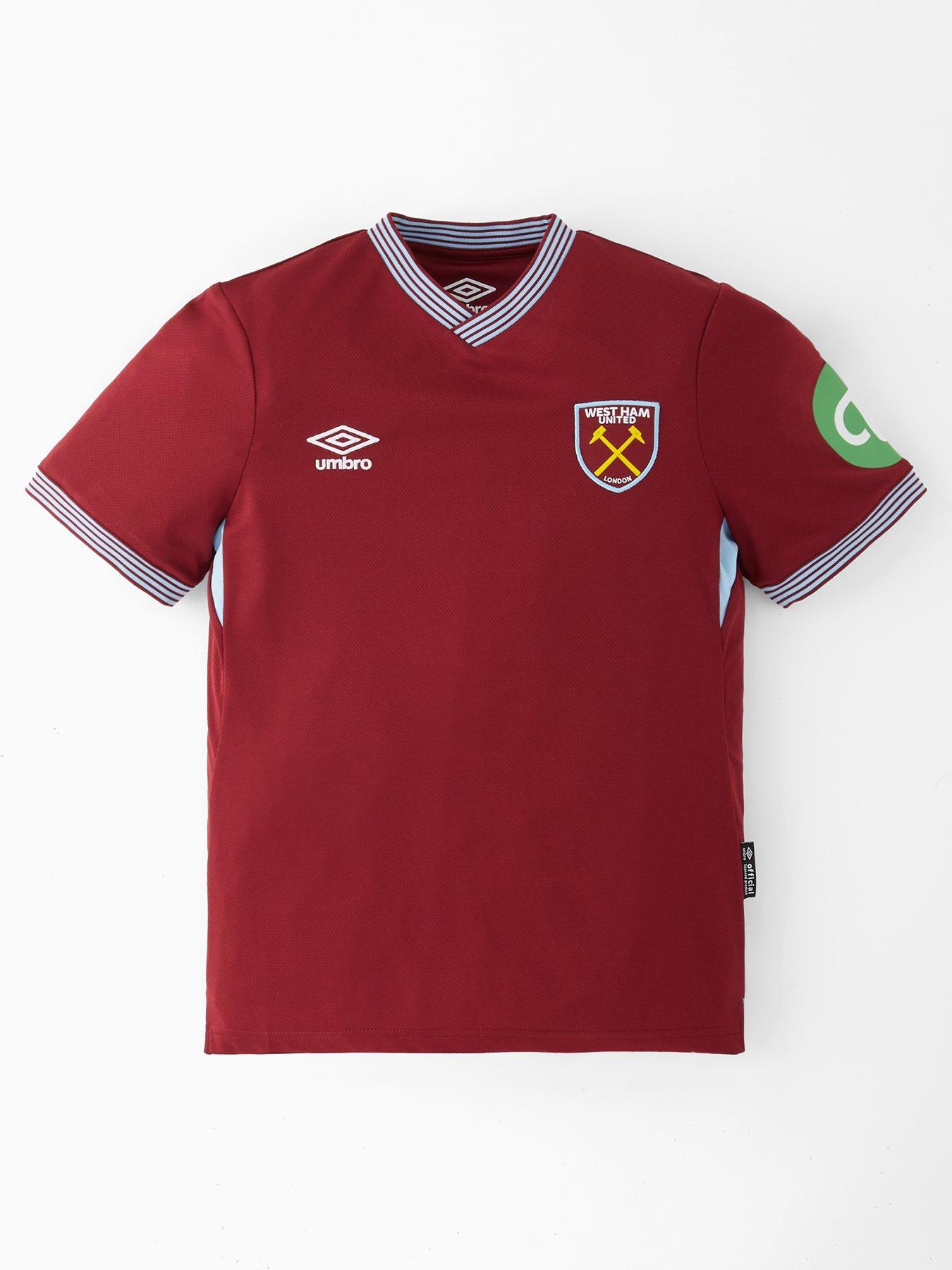 Umbro Junior West Ham Home Football Shirt 25/26 - Claret