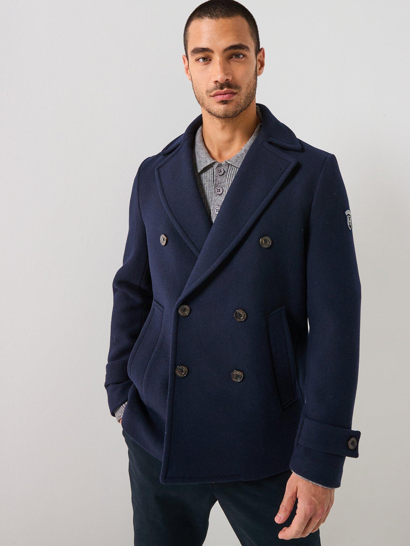 Hackett Greenwich Peacoat - Navy