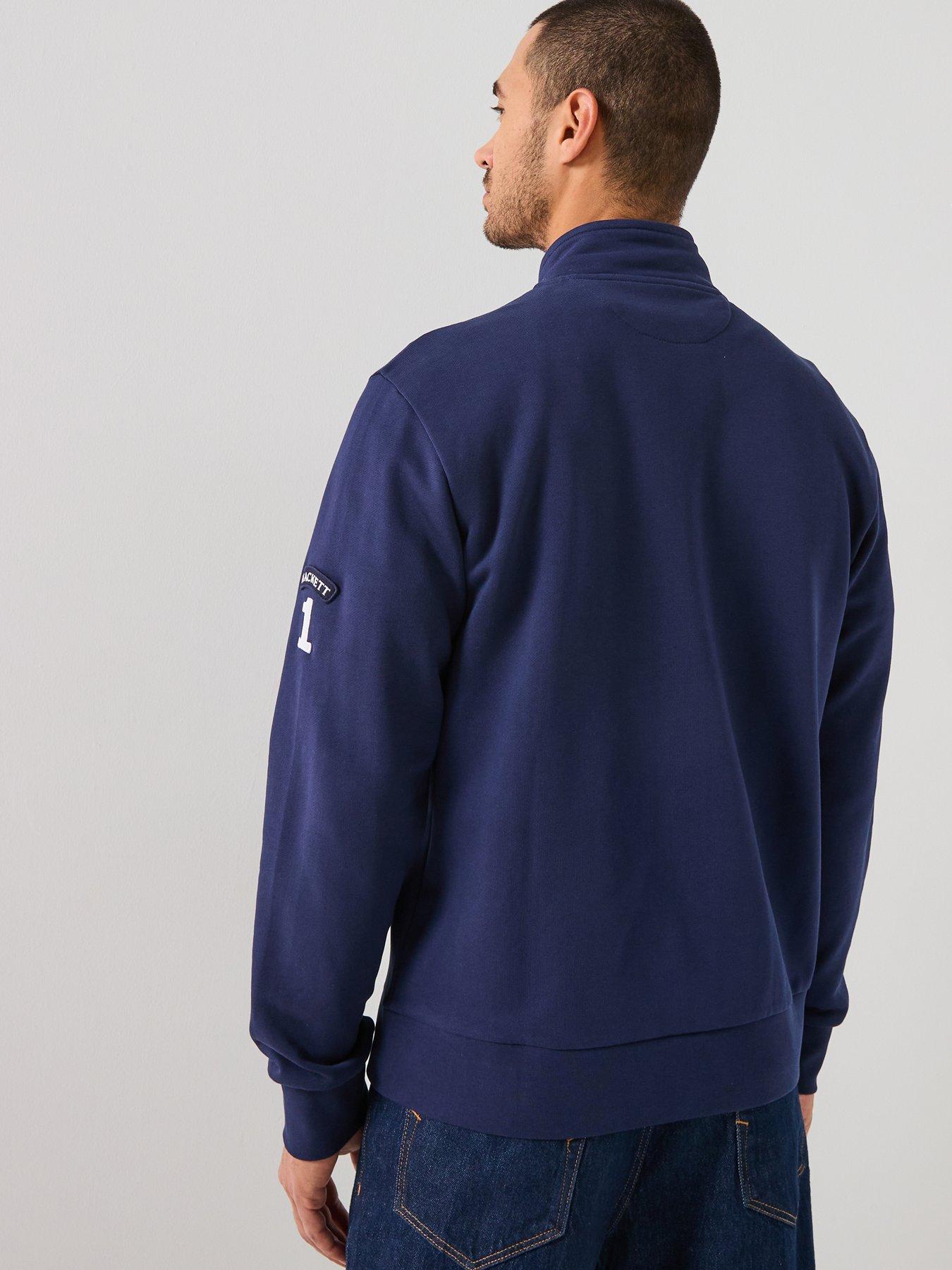 hackett-heritage-number-full-zip-sweat-top-navystillFront