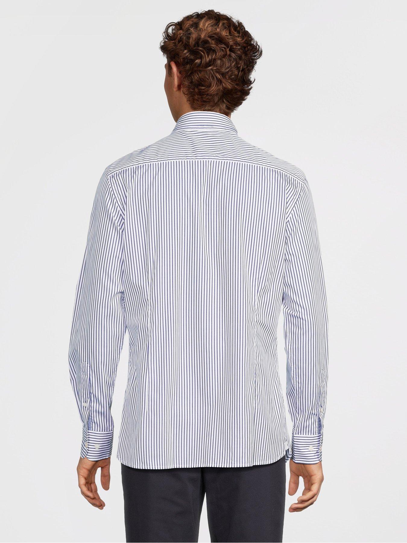 hackett-bengal-stripe-casual-long-sleeve-shirt-bluestillFront