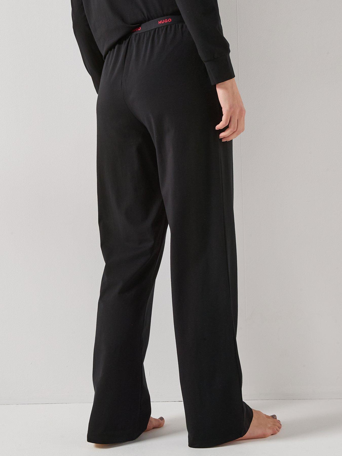 hugo-logo-pyjama-pant-blackstillFront
