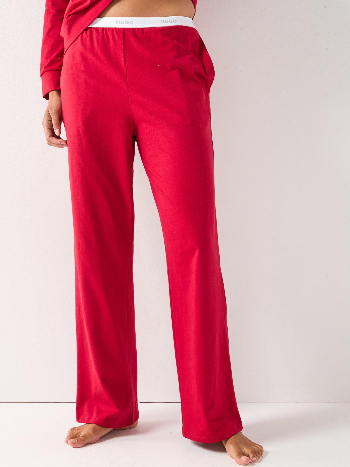 HUGO Logo Pyjama Pant - Medium Red