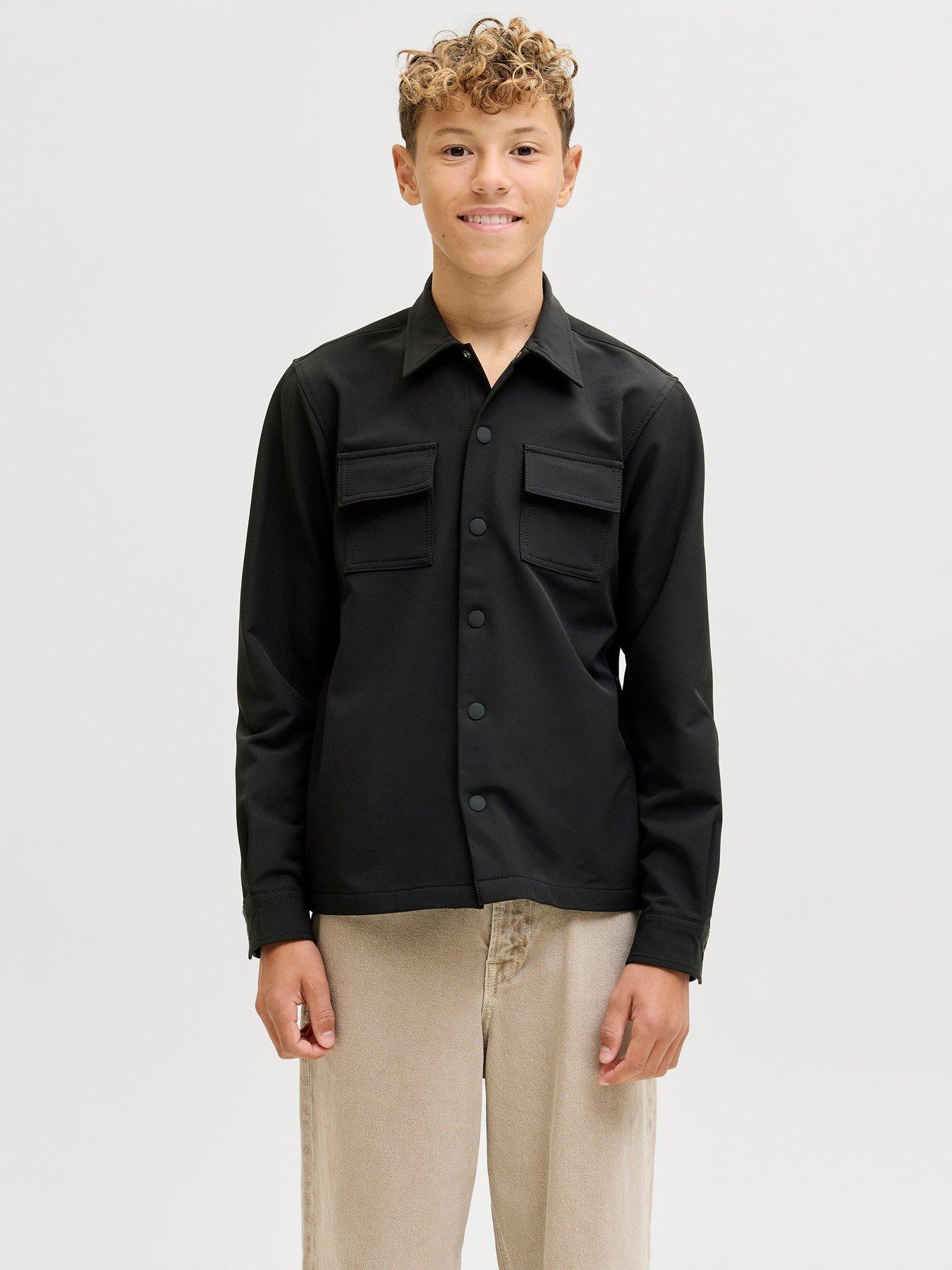 Jack & Jones Junior Boys Overshirt - Black