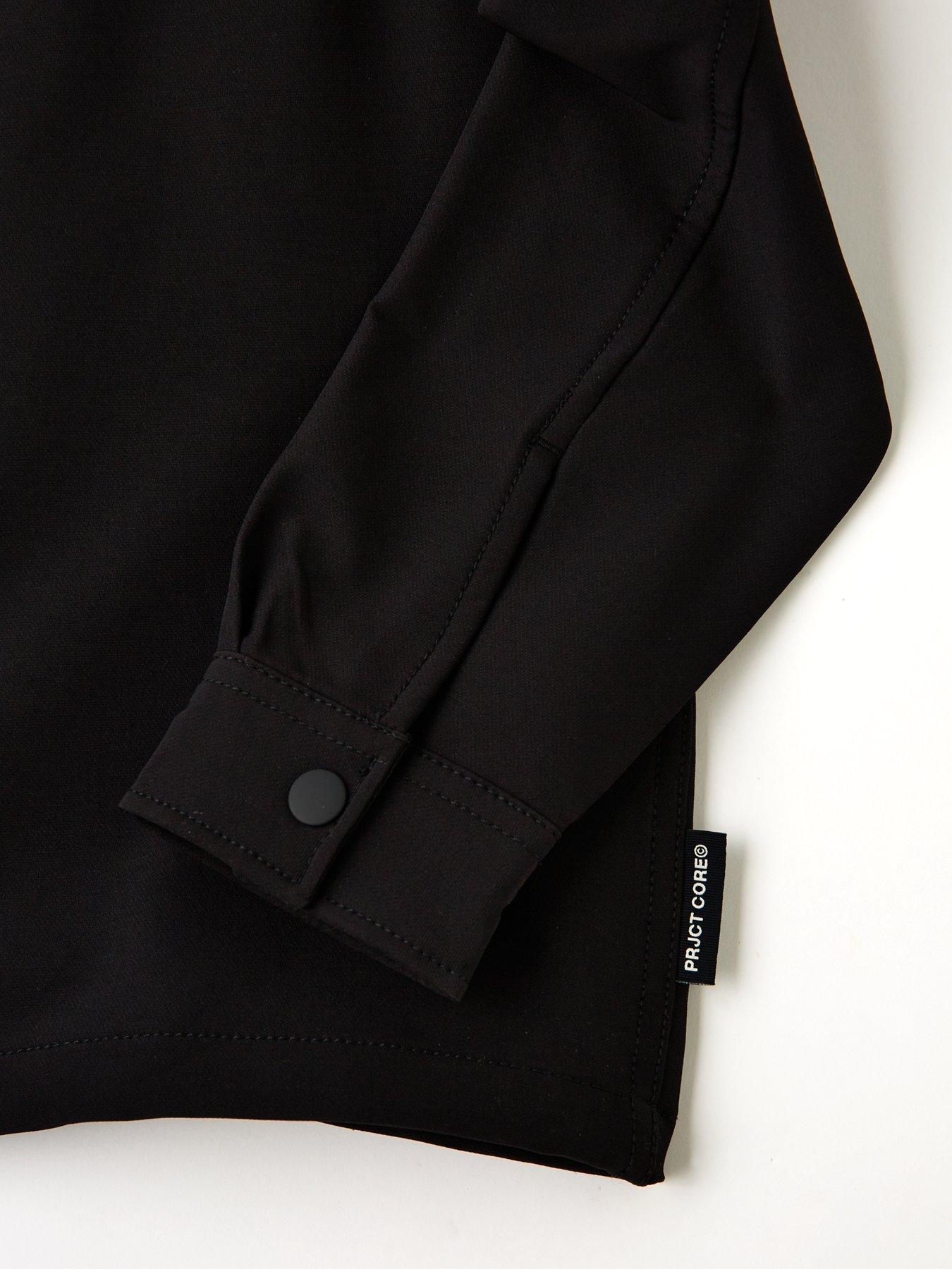 Image 4 of 4 of Jack & Jones Junior Boys Overshirt - Black