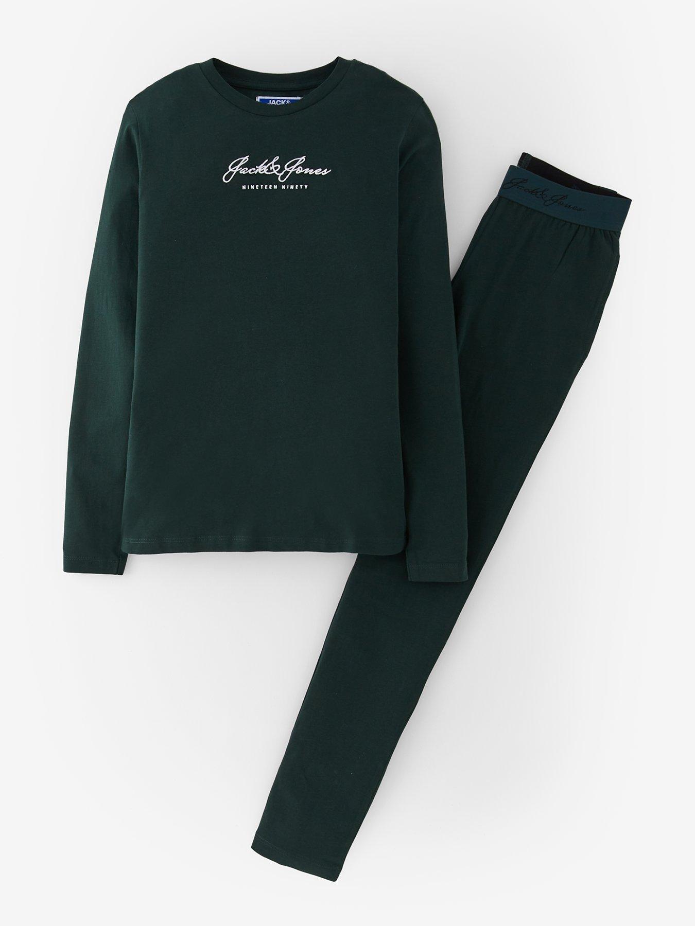 jack-jones-junior-boys-clyde-long-sleeve-pyjamas-green