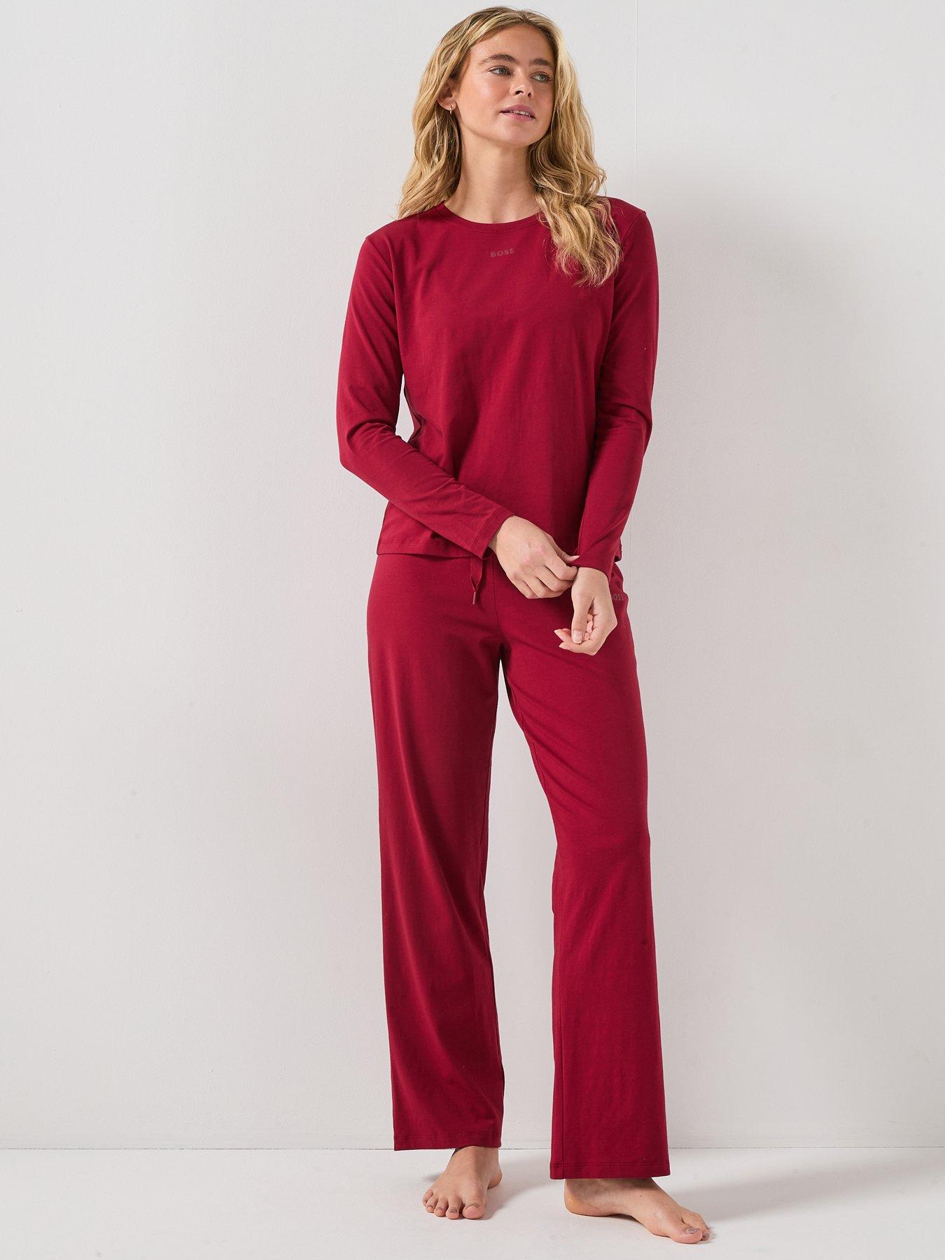 boss-long-sleeve-pyjama-shirt-dark-redback