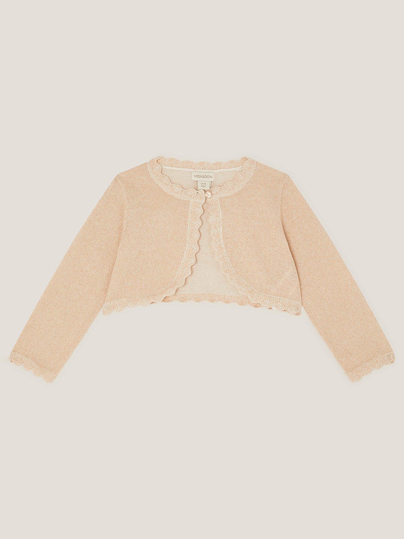 Monsoon Baby Girls Maeve Cardigan Gold Very Ireland
