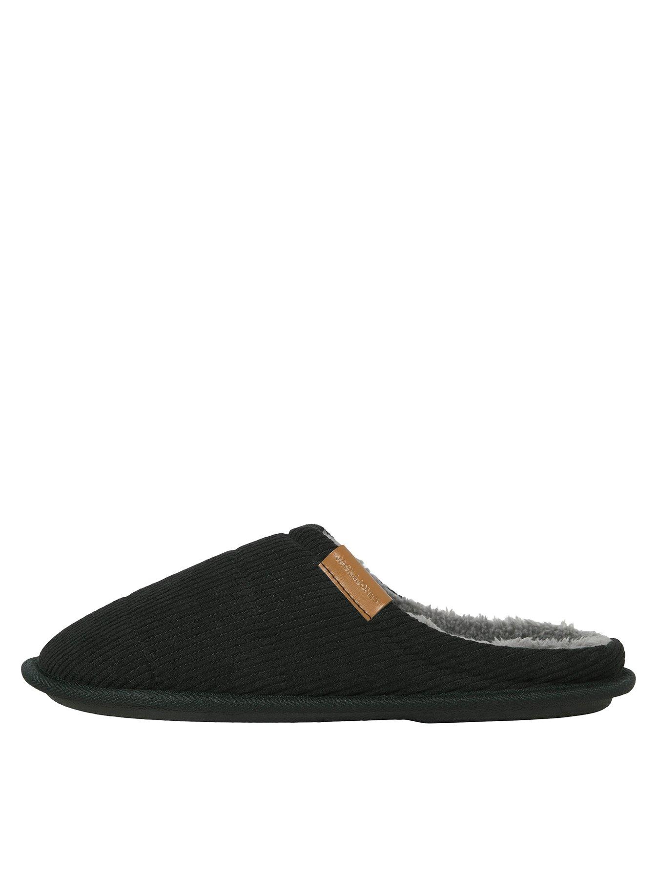 Image 1 of 6 of Jack & Jones Junior Boys Slippers - Black