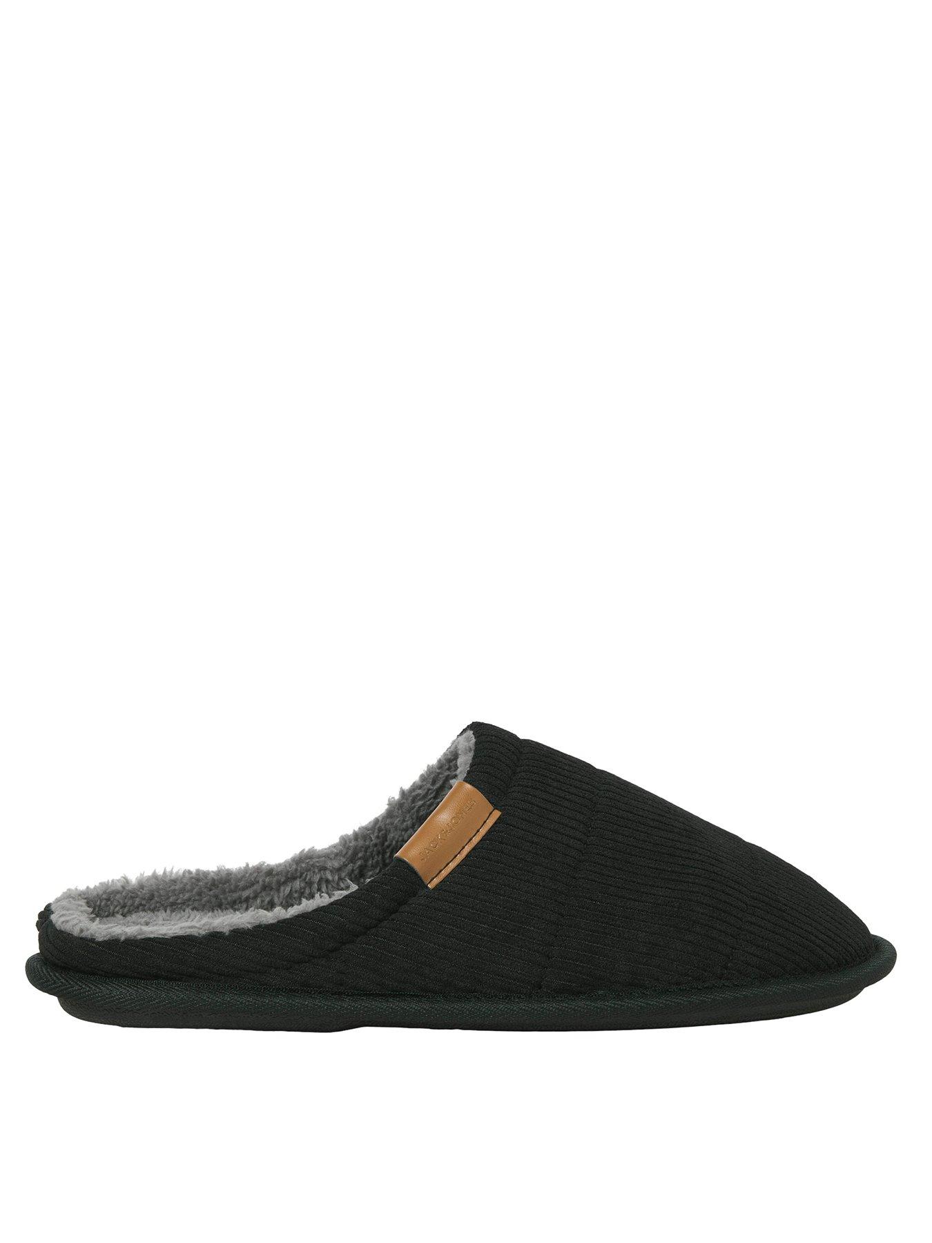 Image 2 of 6 of Jack & Jones Junior Boys Slippers - Black