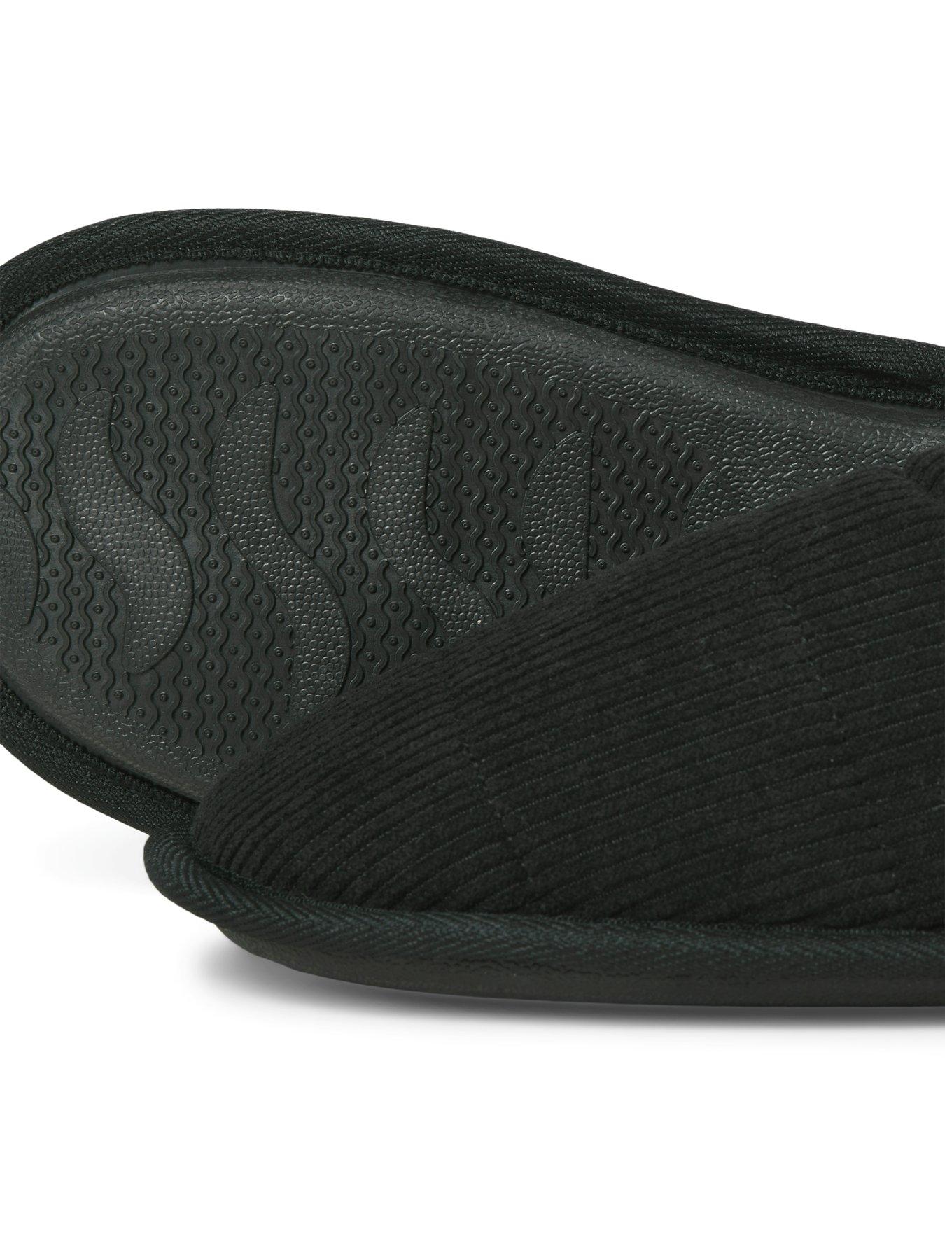 Image 5 of 6 of Jack & Jones Junior Boys Slippers - Black