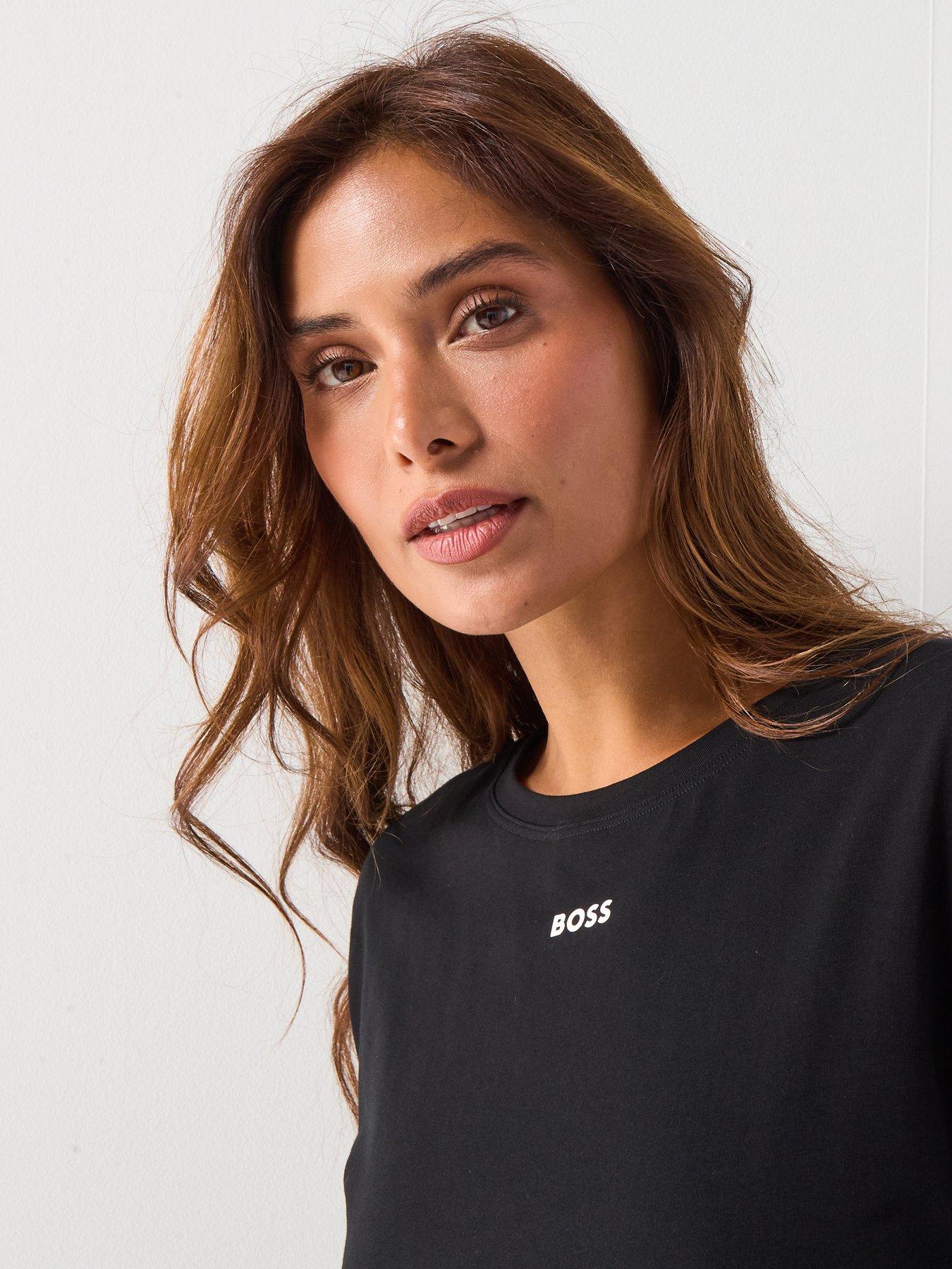 Image 4 of 6 of BOSS Long Sleeve And Pant Pyjama Set - Black