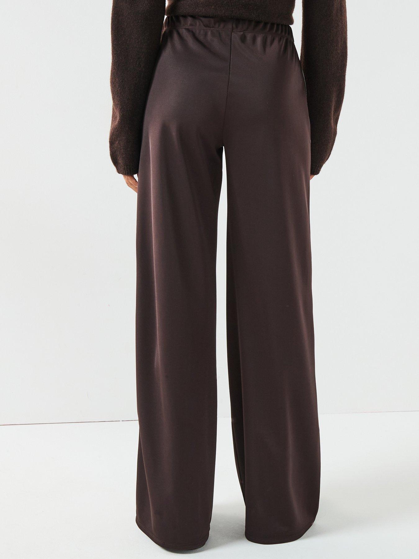 the-very-collection-wide-leg-high-waisted-side-stripe-jogger-brownstillFront