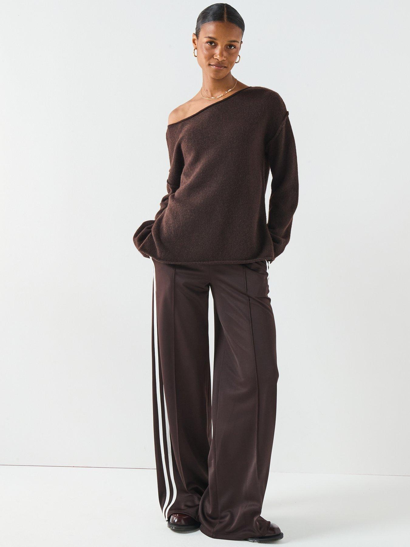 the-very-collection-wide-leg-high-waisted-side-stripe-jogger-brownback
