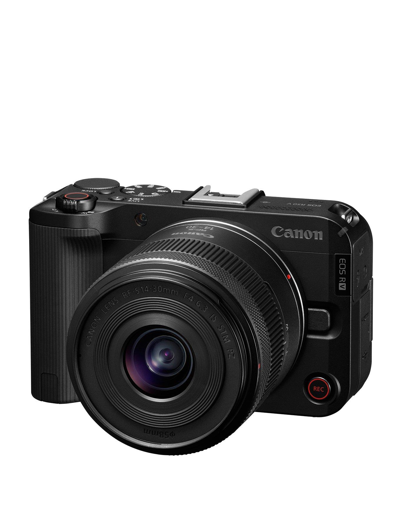 Image of Canon EOS R50 V APS-C Mirrorless Camera - Black - Camera + 14-30mm Lens