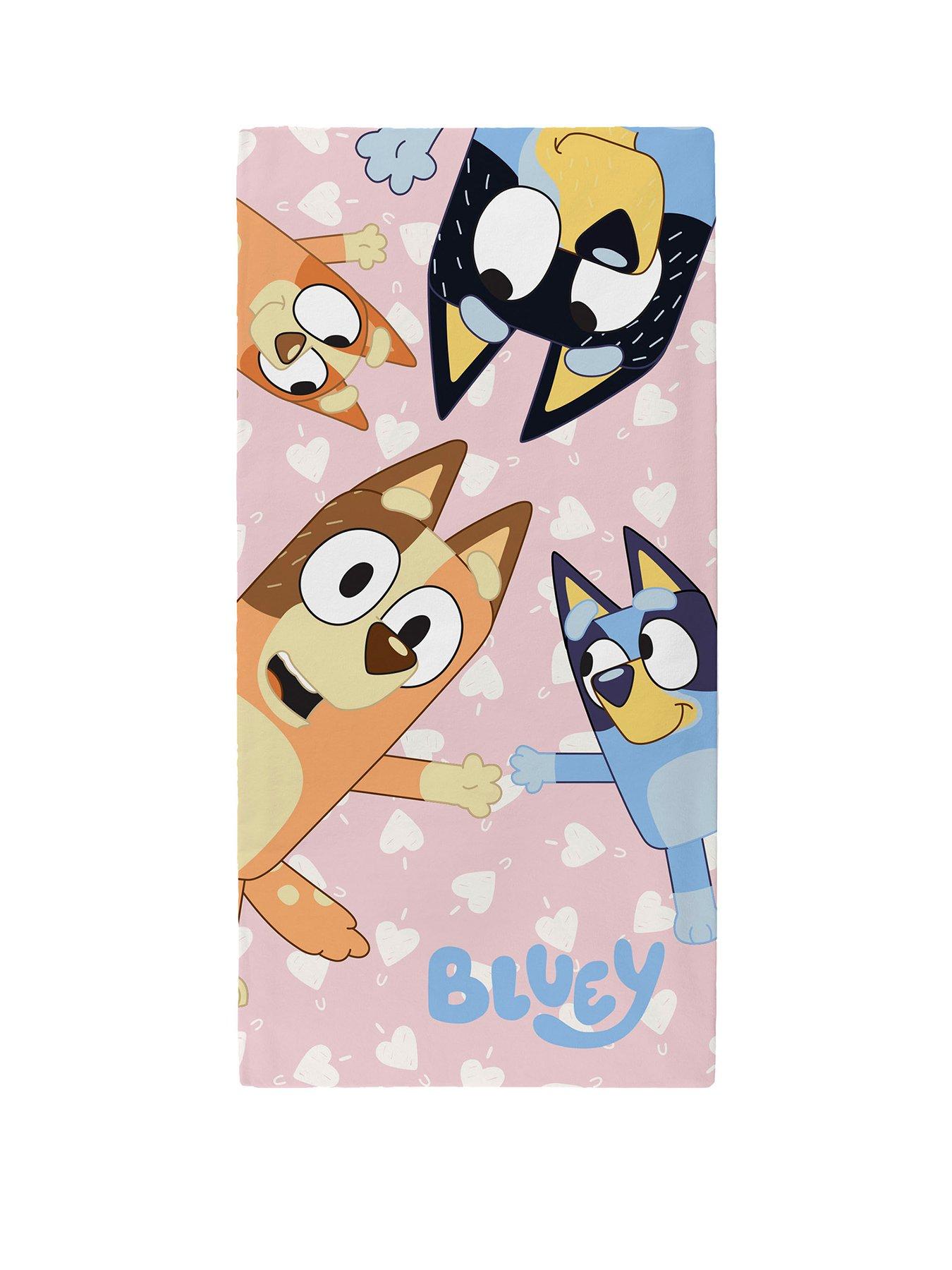 Bluey Bluey I Love U 100% Cotton Towel- 70x140cm