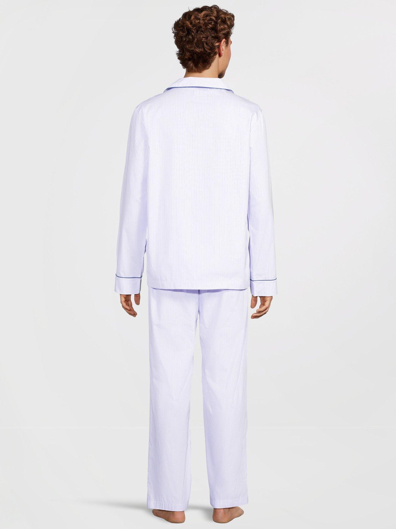 Image 2 of 6 of Hackett Striped Pyjama Set - Blue